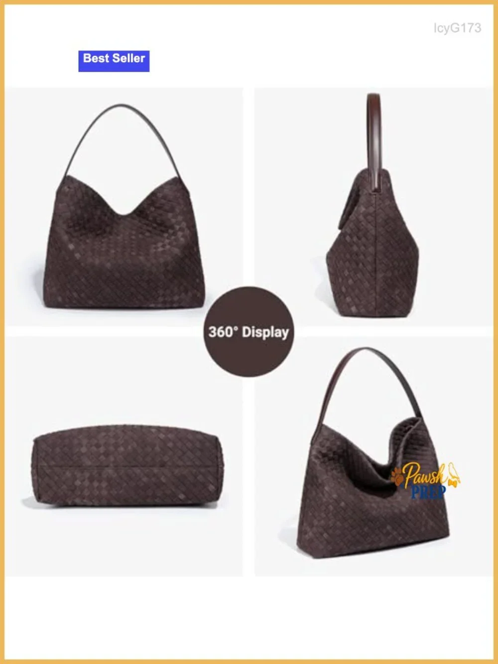 N/A woven suede